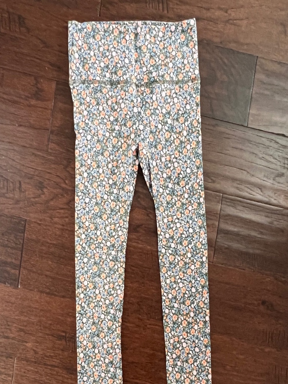 Lou & Grey Loft Micro Floral Elastic Waist Leggings XXS Petite